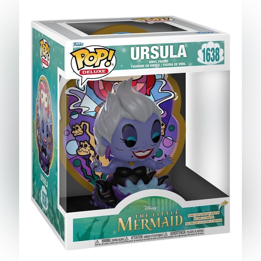 Funko Pop! Deluxe: Little Mermaid - Ursula - Stained Glass